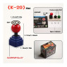 Keycaps for ESC Key Retro Arcade Joystick Style Replaceable Ball Keycap Base with Sticker Suitable for Most MX Switches Mechanical Keyboard